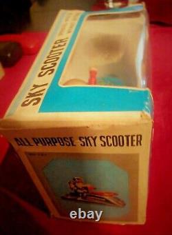 AMAZING VINTAGE PLASTIC SPACE SKY SCOOTER B/O JAPAN FROM EARLY 70s