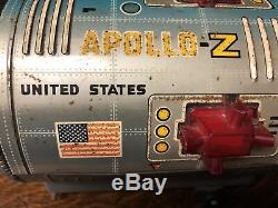 APOLLO Z Moon Traveler Space Pod Vehicle 1960's vintage rare TOY