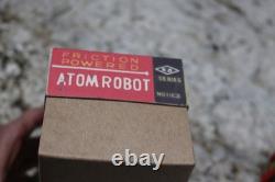 ATOM Robot Yoshiya KO Friction Powered Japanese Tinplate Toy Excellent Working