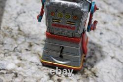 ATOM Robot Yoshiya KO Friction Powered Japanese Tinplate Toy Excellent Working