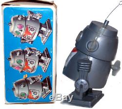 Alps Japan Comic Robot Windup Tin Toy Plastic Vintage Space Toy