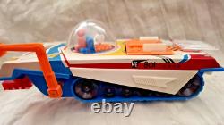 Amazing Vintage Space Red China Me 801 Lunar Explorer B/o Moon Car Litho Box