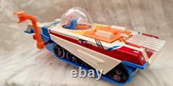 Amazing Vintage Space Red China Me 801 Lunar Explorer B/o Moon Car Litho Box