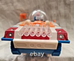 Amazing Vintage Space Red China Me 801 Lunar Explorer B/o Moon Car Litho Box