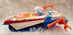 Amazing Vintage Space Red China Me 801 Lunar Explorer B/o Moon Car Litho Box