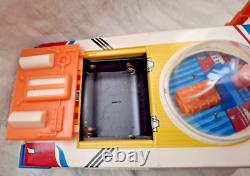 Amazing Vintage Space Red China Me 801 Lunar Explorer B/o Moon Car Litho Box
