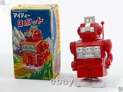 Aoki Noguchi Horikawa Cragstan Shaking Robot Tin Wind-up Vintage Japan Space Toy