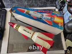 Apollo-X Space Rocket Vintage Battery Toy Hong Kong