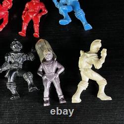 Archer Ajax Hard Plastic 1950s Spacemen Space Man Figurine Vintage Lot of 22