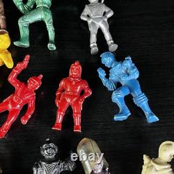 Archer Ajax Hard Plastic 1950s Spacemen Space Man Figurine Vintage Lot of 22