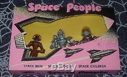 Archer Space People No. 129 Boxed 1950's Rocket Box Original And Vintage