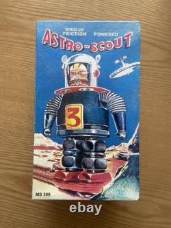 Astro Scout Tin Robot Reissue 1950s Space Suit Vintage Display Collectible