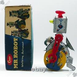 Atc Cragstan Mr Robot Mego Machine Man Astronaut Tin Vintage Space Toy Japan