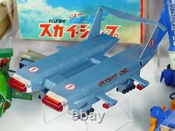 Bandai Jr21 Dinky Thunderbirds Motorised Vehicle Lot Vintage Space Toy Japan