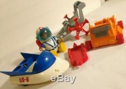 Billy Blastoff Vintage Toy (5) piece Lot Eldon Japan 1968 Rare Space Toys