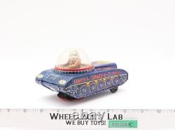 Bump-N-Go X-7 Space Tank 1960s KO Yoshiya Vintage Wind-Up Tin Toy