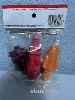 Candy Filled Space Fleet CD 2000 80s Sathers Rare Vintage 3 Sealed Dispensers