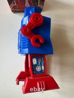 Captain Astro Mechanical Windup Robot MEGO Japan with Box Vintage 1972