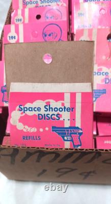 Chemtoy Space Shooter 1969 Disc Refills Store Display Box Vintage (41 Packs)
