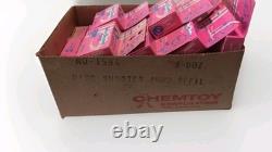 Chemtoy Space Shooter 1969 Disc Refills Store Display Box Vintage (41 Packs)