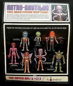 Colorforms Outer Space Men Vintage 1968 Complete Carded Set Of 7 Action Figures