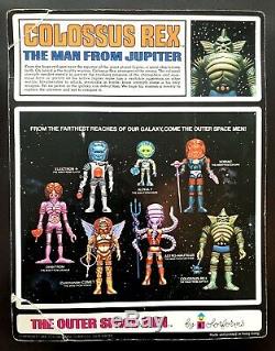 Colorforms Outer Space Men Vintage 1968 Complete Carded Set Of 7 Action Figures