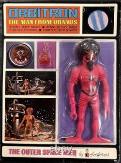 Colorforms Outer Space Men Vintage Carded Orbitron Unpunched Mint On Nrmnt Card