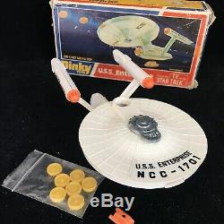 Dinky Star Trek USS Enterprise Space Ship NCC-1701 # 358 Vintage Toy Boxed VGC