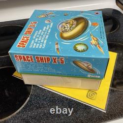 Einco Space Ship X-5 Vintage Tin & Plastic Spaceship Made in Taiwan Modern Toys