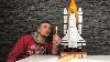 Epic Space Shuttle Launch With Matches Chain Reaction