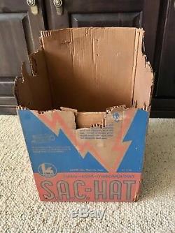 Extremely Rare 1962 Kusan S. A. C. Hat Vintage Space Sci-fi Toy Robot Star Wars