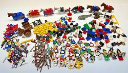 GIANT LOT of Vintage Lego Castle, Knight, Pirate, Space, Legoland, Minifigs