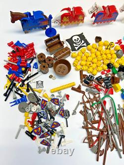 GIANT LOT of Vintage Lego Castle, Knight, Pirate, Space, Legoland, Minifigs