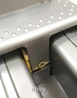 HA HA TOY Vintage Electric Tin Toy Robot Smoking Spaceman Silver Reproduction