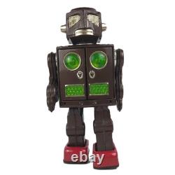 HORIKAWA Attacking Martian Robot Brown Tin Working Made in Japan Vintage