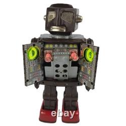 HORIKAWA Attacking Martian Robot Brown Tin Working Made in Japan Vintage