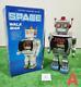 HORIKAWA TOY Space Walkman Robot Vintage Electric Tin Toy Read