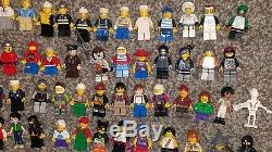 HUGE LOT 370 LEGO MINIFIGURES COLLECTION + TONS OF ACC. City Space Vintage