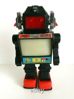 Hc Horikawa Sh Yonezawa Cragstan T. V. Robot Plastic Vintage Retro Space Toy 1978