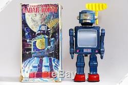 Horikawa Sh Masudaya Cragstan Radar Robot Astronaut Tin Japan Vintage Space Toy