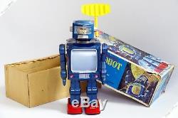 Horikawa Sh Masudaya Cragstan Radar Robot Astronaut Tin Japan Vintage Space Toy