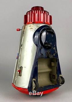 Horikawa -united States Nasa Space Capsule- Vintage Japanese Tinplate Rocket Toy