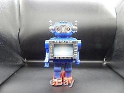 Horikawa vintage NEW TV ROBOT Japan plastic battery operated space toy with box