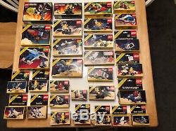 Huge 30 Set Lot Of Vintage Lego Legoland Space System