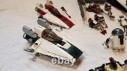 Huge Lego Star Wars LOT (25+) Vintage Sets 98% complete Y-wing, A-Wing, etc