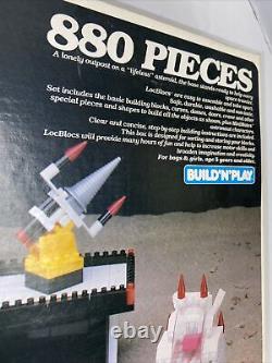 INCOMPLETE Vintage 1982 Entex Toy Loc Blocs Space Base Alpha #1425 DIA Blocks