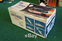 Japanese Bat Op Moon Moon Traveler Apollo-z Nomura 1960's Boxed- Vintage