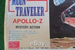Japanese Bat Op Moon Moon Traveler Apollo-z Nomura 1960's Boxed- Vintage