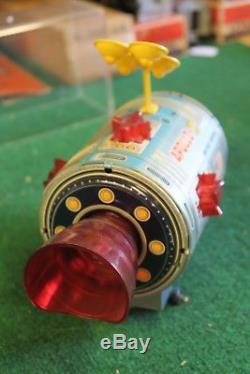 Japanese Bat Op Moon Moon Traveler Apollo-z Nomura 1960's Boxed- Vintage