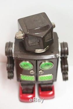 Japanese Bat Op Robot Attacking Martian Horikawa Toy Ind 1960 Vintage -ob